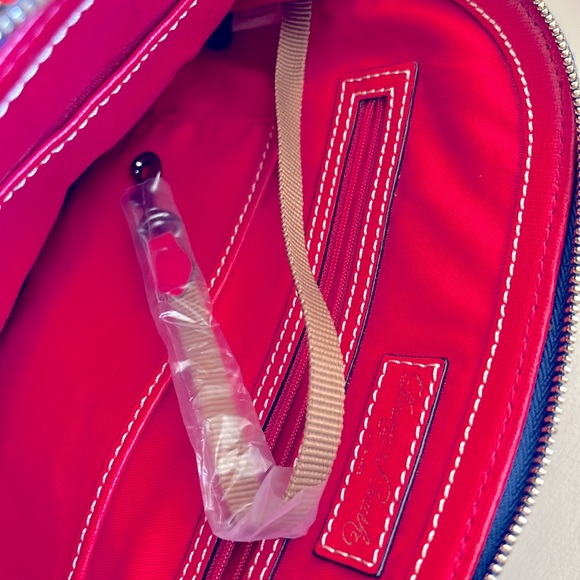 🆕Dooney & Bourke Zip Zip Satchel Bag In Graffiti Navy Blue - Picture 5 of 12